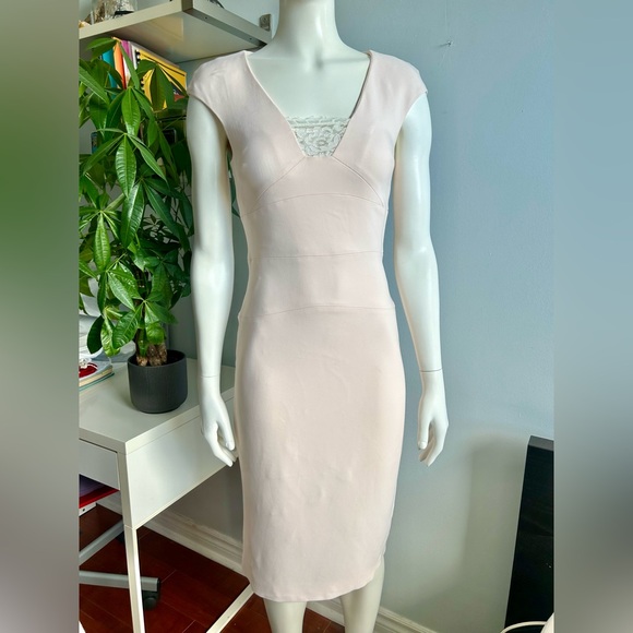 Antonio Berardi Peach Sheath Dress US 4 IT 40 - Picture 4 of 13